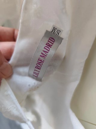 Vestido blanco de encaje