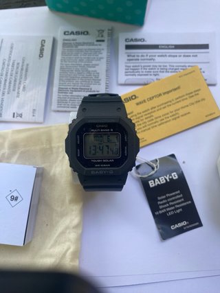 Reloj Casio Baby-G Solar Radiocontrol Negro