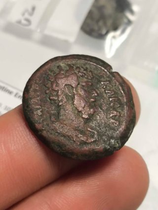 Moneda Romana Aelio Diobol Alejandría Egipto