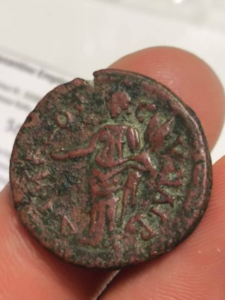 Moneda Romana Aelio Diobol Alejandría Egipto