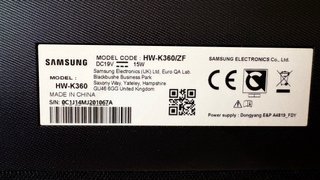 Barra de Sonido Samsung Negra