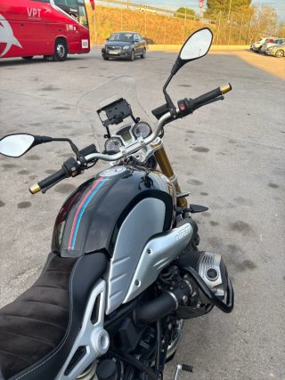BMW R nineT Negra y Plateada