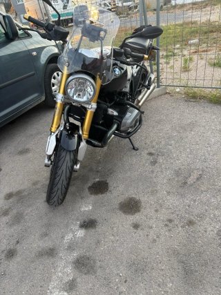 BMW R nineT Negra y Plateada