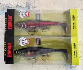 Lote 2 señuelos Rapala X-Rap Peto XRPT-20