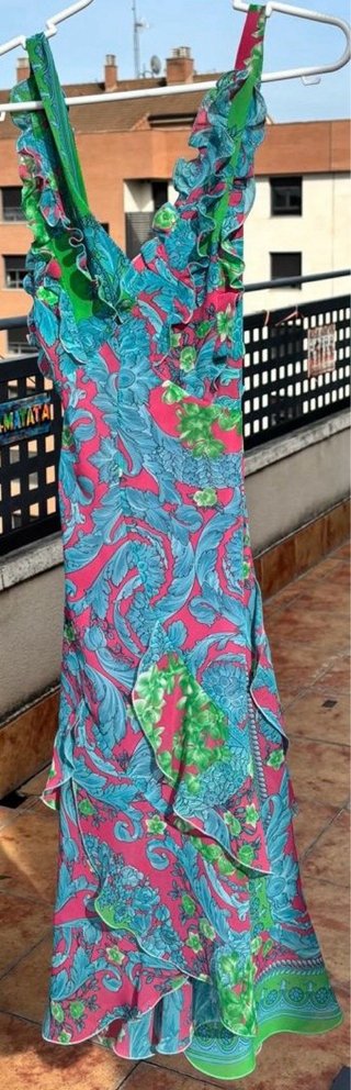 Vestido Versace Estampado Floral