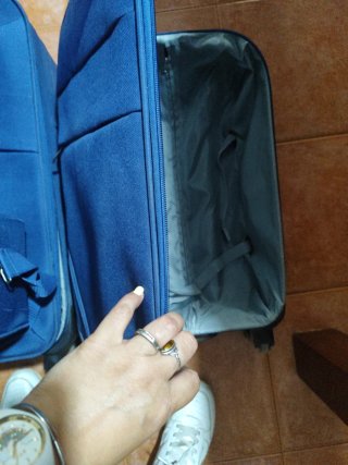 Juego 3 maletas azules