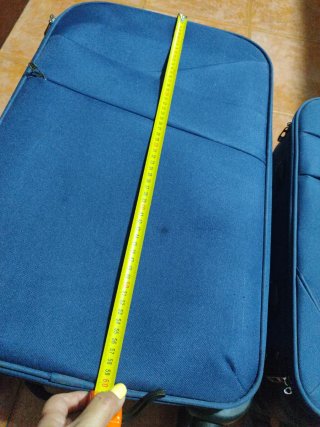 Juego 3 maletas azules