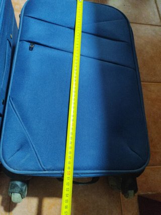 Juego 3 maletas azules