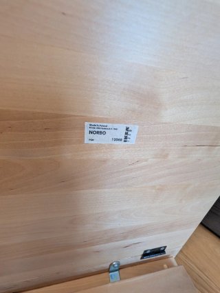 Mesa plegable Ikea Norbo madera