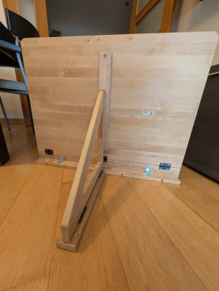 Mesa plegable Ikea Norbo madera