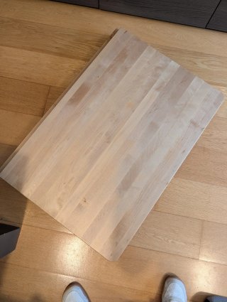 Mesa plegable Ikea Norbo madera