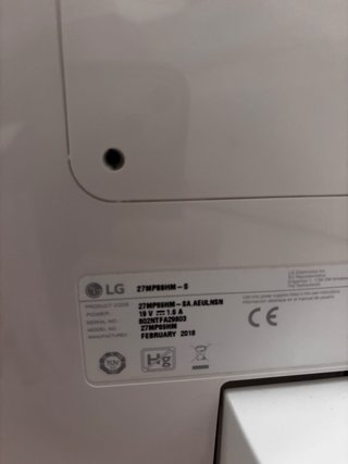 Monitor LG 27 pulgadas