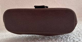 Bolso de piel marrón Georges Rech
