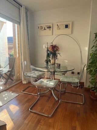 Silla Tobias Metacrilato y Metal
