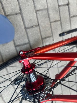 Bicicleta de carretera Giant TCR Roja