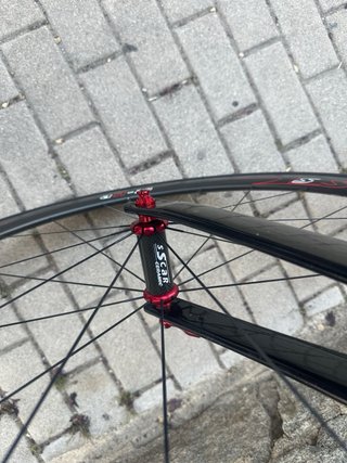 Bicicleta de carretera Giant TCR Roja