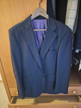 Americana azul hombre