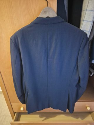 Americana azul hombre