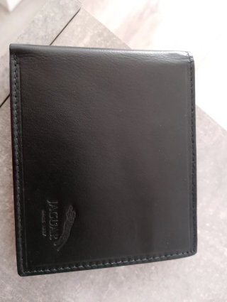 Cartera Billetero Jaguar Negra Piel