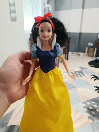 Lote 3 Principesse Disney: Aurora, Biancaneve, Esmeralda