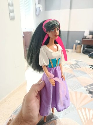Lote 3 Principesse Disney: Aurora, Biancaneve, Esmeralda