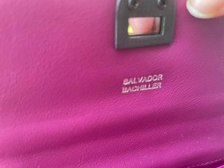 Cartera Billetera Salvador Bachiller Magenta NUEVA