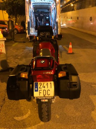 BMW K1100 RS granate