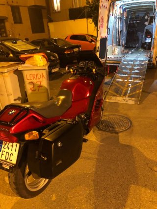 BMW K1100 RS granate
