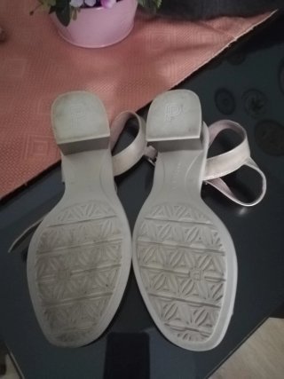 Sandalias Pielcos Mujer Talla36 Doradas/Plateadas