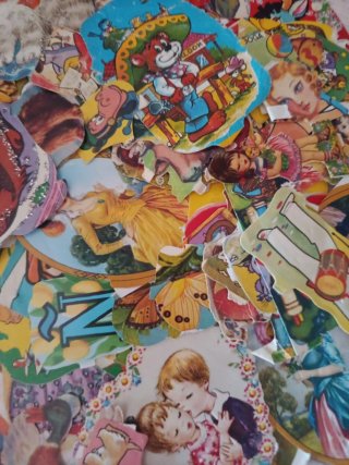 150 cromos troquelados vintage