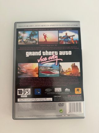 GTA Vice City PS2 Platinum + Póster