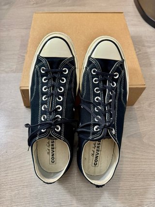 Sneakers Converse a piattaforma nere da uomo