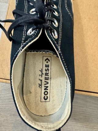 Sneakers Converse a piattaforma nere da uomo