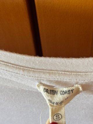 Camiseta blanca manga larga acampanada Talla S