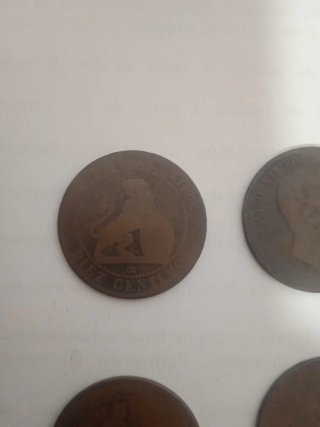 Colección monedas céntimo II República Española
