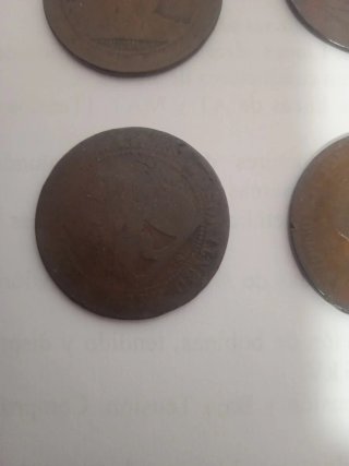 Colección monedas céntimo II República Española