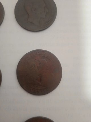 Colección monedas céntimo II República Española