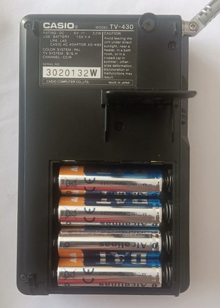 CASIO TV-430 PORTATIL VINTAGE