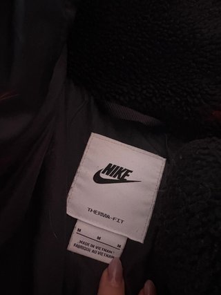 Chaqueta Nike Negra Borreguito