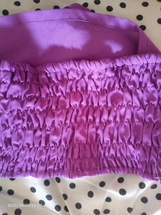 Top Morado con Goma Talla M