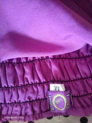 Top Morado con Goma Talla M