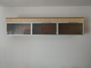 Conjunto modular salón madera en buen estado