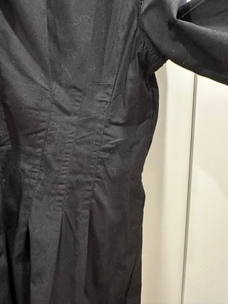 Vestido camisero negro