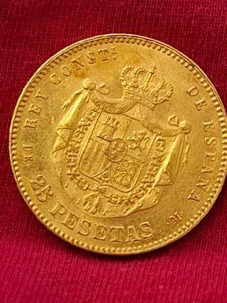 Moneda oro Alfonso XIII 1878