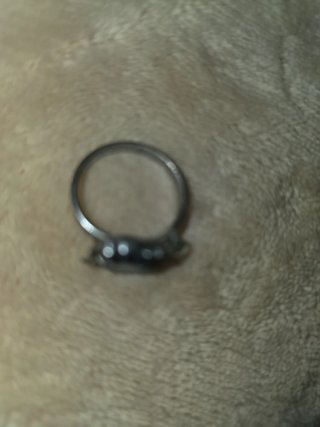 Anillo Plata Antigua con piedra nat.de Aguamarina