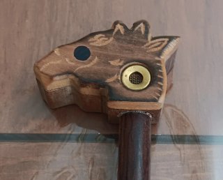Figura coleccionista tallada a mano
