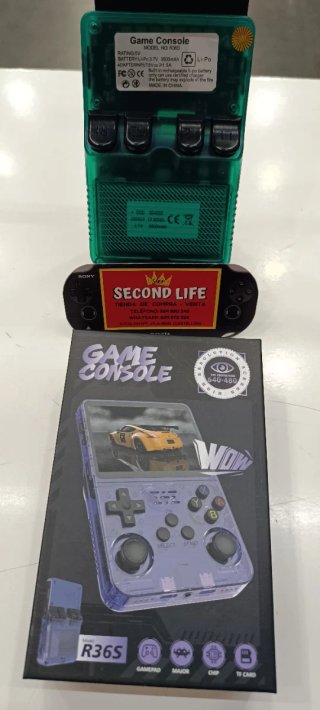 Consola Portátil R36S Verde Noche