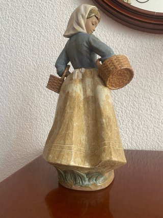 Figura Lladró Pescadora de Vacío