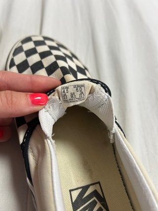 Alpargatas Vans cuadros - talla 36