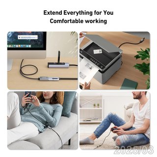 BENFEI Cable Alargador USB-A 3.0 1M Nylon Trenzado